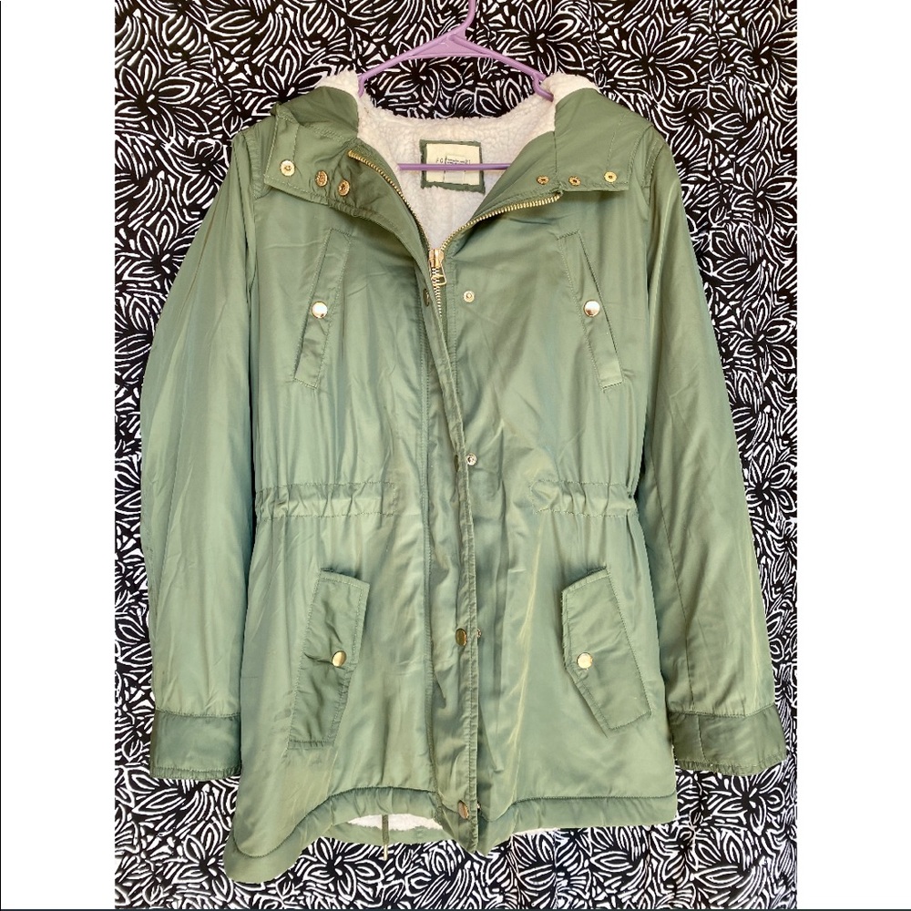 Forever 21 olive green jacket. Hardly worn